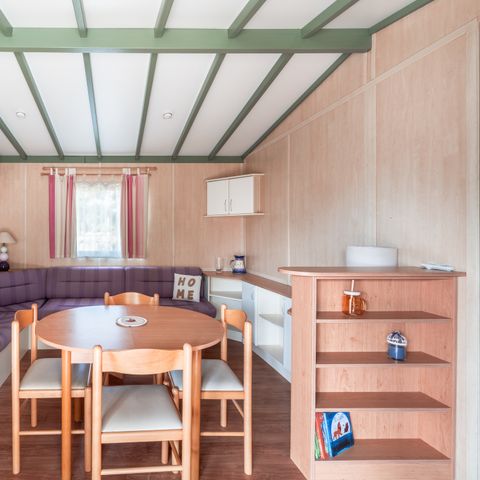 CHALET 6 people - Chalet Premium 46m² (3 bedrooms) + Air conditioning + Dishwasher + Covered terrace