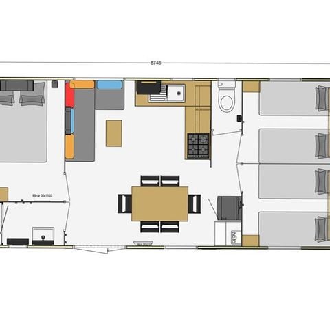 MOBILE HOME 6 people - COMFORT PLUS 31m² (31m²)