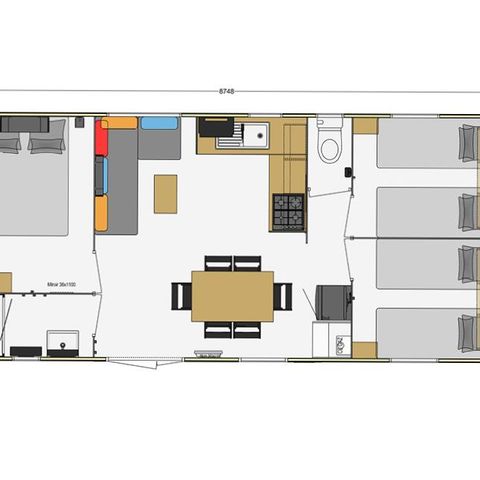 Mobile home 6 persons - COMFORT PLUS 31m² (31m²)