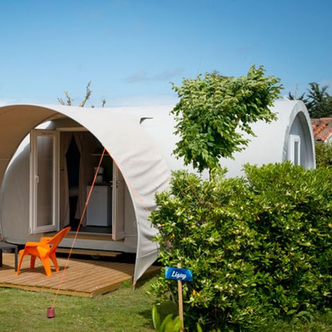 Glampingtent 4 personen - COCO SWEET (Zonder sanitair)