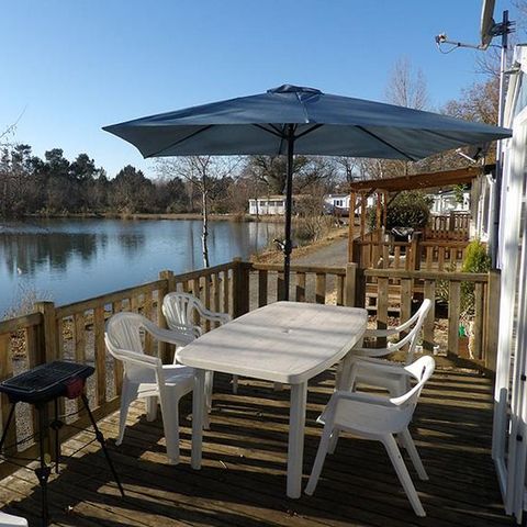 MOBILE HOME 8 people - Premium (pond side)