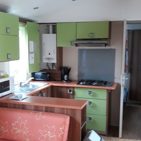 Mobilheim 8 personen - Premium 35m² Côté Etang - 3 Schlafzimmer