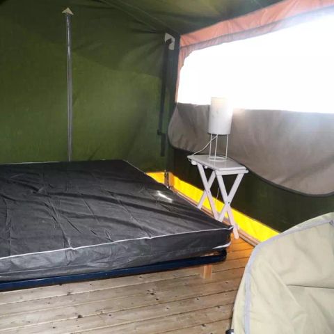 CANVAS AND WOOD TENT 5 people - Tent Lodge 3 Rooms 5 people Without sanitary facilities