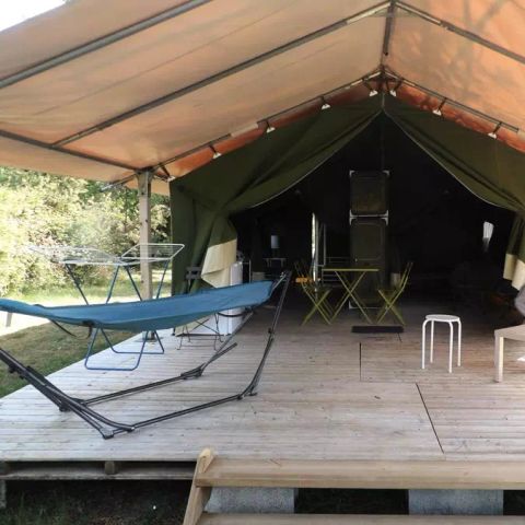 CANVAS AND WOOD TENT 5 people - Freeflower 5 persons Without sanitary facilities