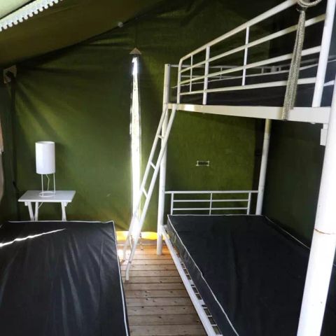 CANVAS AND WOOD TENT 5 people - Freeflower 5 persons Without sanitary facilities