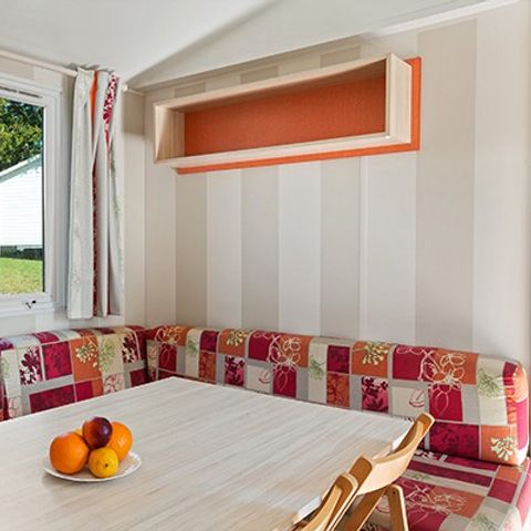 Mobilheim 6 Personen - Classic | 3 Schlafz. | 6 Pers. | Einfache Terrasse