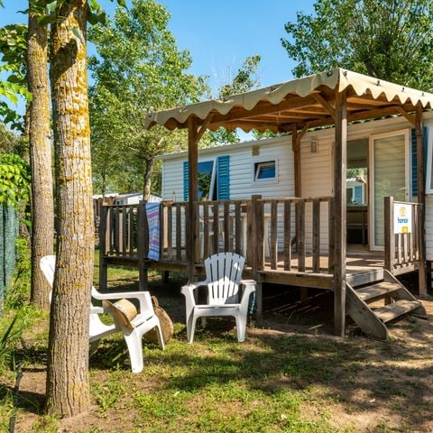 BUNGALOW 6 personnes - Mobil-home | Classic XL | 3 Ch. | 6 Pers. | Terrasse surélevée | Clim.