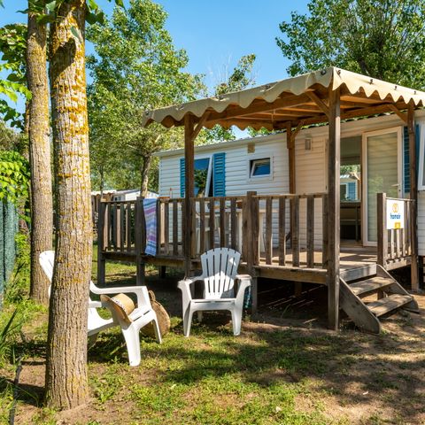 MOBILE HOME 6 people - Mobil-home | Classic XL | 3 Bedrooms | 6 Pers. | Raised terrace | Air-con.