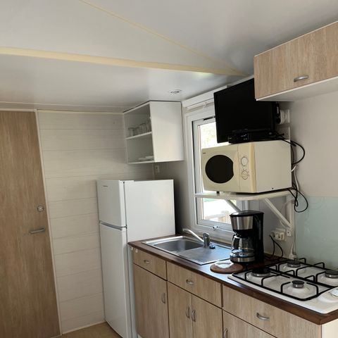 Stacaravan 5 personen - CONFORT - PLUS - 5 O'Phéa - 2 slaapkamers - 32 m²