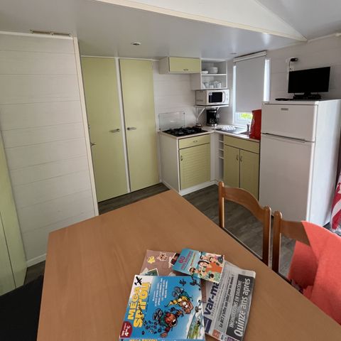 Stacaravan 6 personen - Stacaravan CONFORT PLUS 6 O'Phéa - 3 slaapkamers (32 m²)