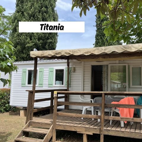 Stacaravan 6 personen - Stacaravan CONFORT PLUS Titania - 3 slaapkamers (32 m²)