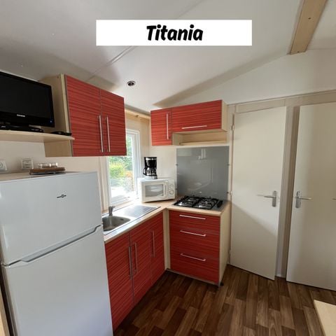 Stacaravan 6 personen - Stacaravan CONFORT PLUS Titania - 3 slaapkamers (32 m²)