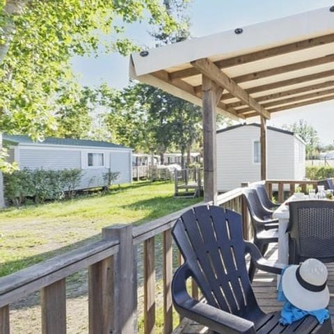 MOBILE HOME 6 people - Mobile-home | Comfort | 3 Bedrooms | 6 Pers. | Raised terrace | Air conditioning