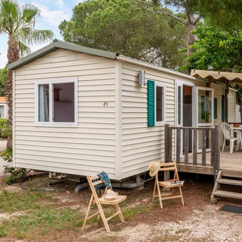 Mobilheim 4 personen - Classic | 2 Zi. | 4 Pers. | Erhöhte Terrasse | Klim.