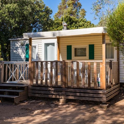 Mobilheim 6 personen - Classic | 3 Schlafz. | 6 Pers. | Erhöhte Terrasse | Klima.