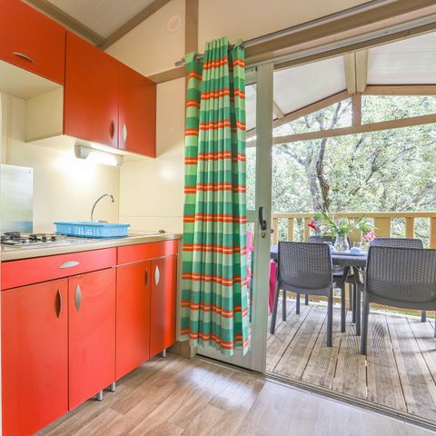 MOBILE HOME 5 people - Classic | 2 Bedrooms | 5 Pers. | On stilts | Single terrace | Air-con.