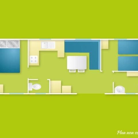 MOBILE HOME 6 people - Mobile-home 4/6 places 26m² .TV 6 pers