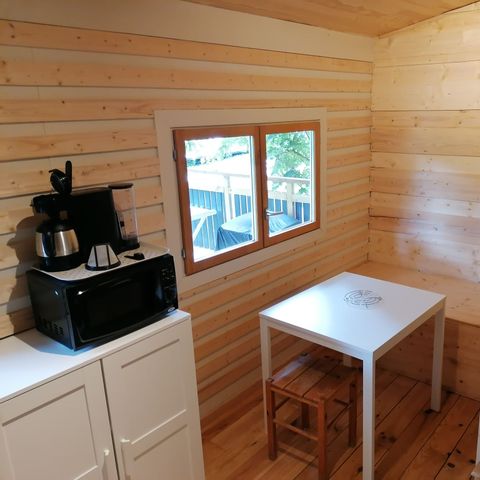 Chalet 5 persons - Chalet with 5-seater spa, air conditioning, dishwasher and 5-person TV