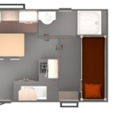 Mobilheim 2 Personen - Trigano Evo 18