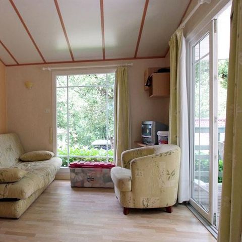 BUNGALOW 6 personnes - 4/6 Confort avec terrasse + Climatisation + TV 40m²