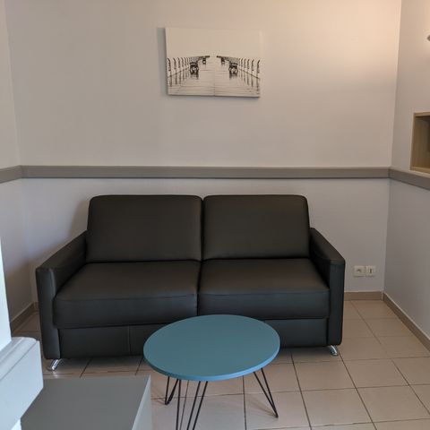 CASA 6 personas - Pabellón 6- 1 habitación + 1 cabina + terraza + aire acondicionado + TV - 40m².