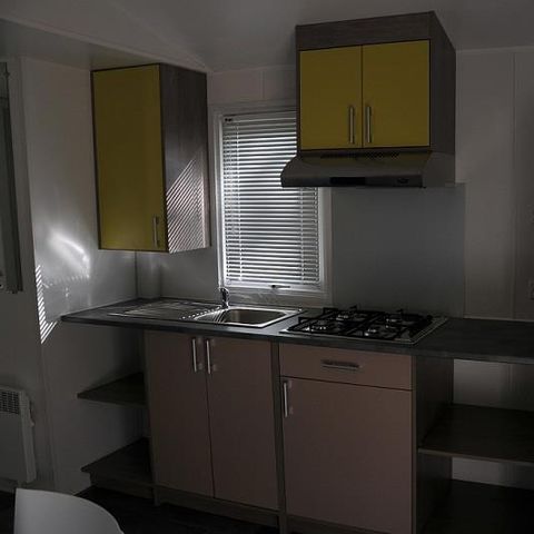 Mobilheim 4 personen - Mit Terrasse - Klimaanlage - TV - 31m²
