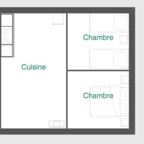 TENTE TOILE ET BOIS 4 personnes - SAHARI - sans sanitaires