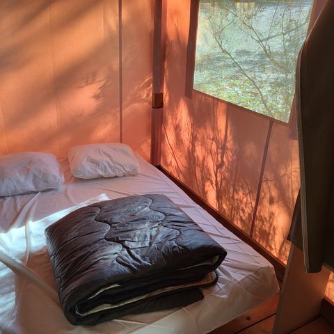 Tente en toile et en bois 4 personnes - SAHARI - sans sanitaires