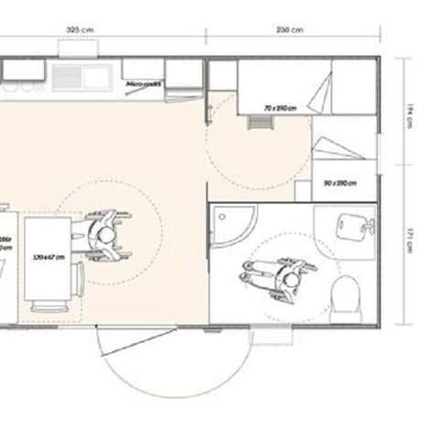 Mobilheim 4 personen - PMR