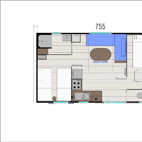 Mobilheim 4 personen - CONFORT 27M²