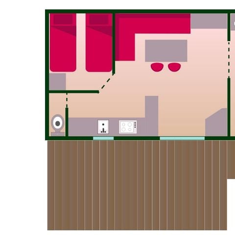 Mobile home 4 persons - COTTAGE EVASION