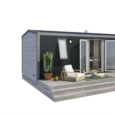 MOBILHOME 5 personnes - Cottage ETOILE "VUE LAC"(terrasse couverte) nouveauté 2022