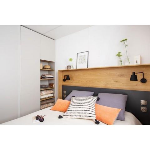 MOBILHOME 4 personas - Cottage FAMILY "VUE LAC" (terraza cubierta) nuevo para 2022