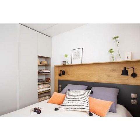 MOBILHOME 4 personnes - Cottage FAMILY "VUE LAC" (terrasse couverte) nouveauté 2023