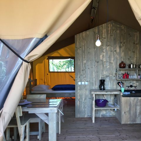 Lodge 3 persons - 3-person lodge tent PRM access without sanitary facilities