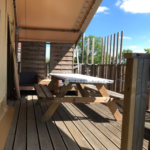 Lodge 3 personen - 3-persoons lodgetent PRM-toegang zonder sanitair