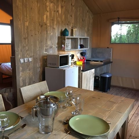 Lodge 3 personen - 3-persoons lodgetent toegang PRM