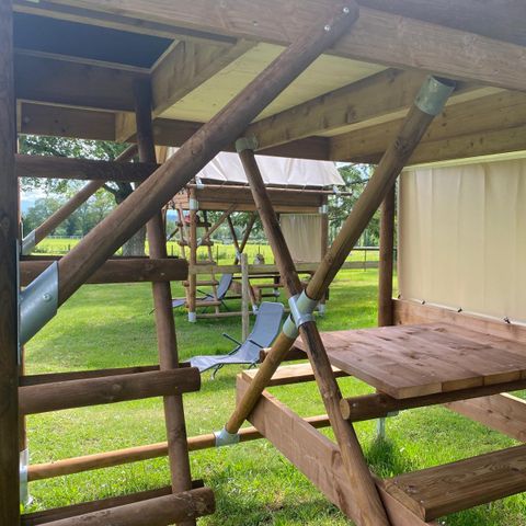 Tent 2 persons - Bivouac tent - shared sanitary facilities