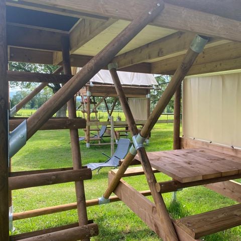 Zelt 2 Personen - Biwakzelt - gemeinsame Sanitäranlagen