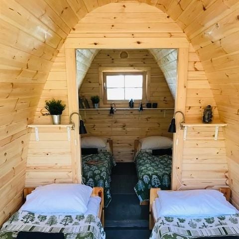 Tiny house 4 personnes - Cabane Pod - sanitaires communs