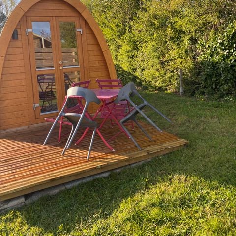 Tiny House 4 personen - Cabane Pod - gedeelde sanitaire voorzieningen
