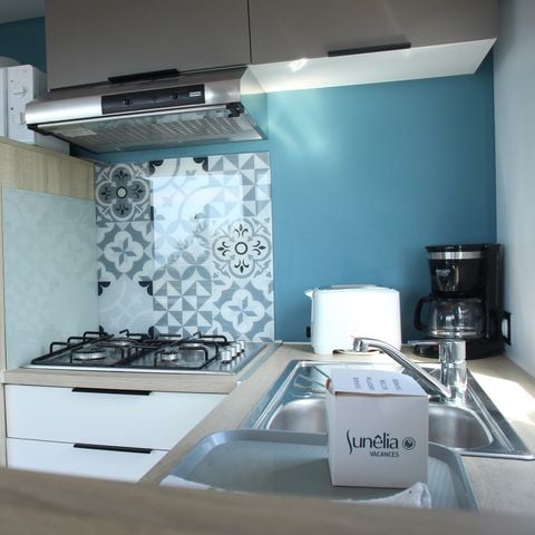 Stacaravan 4 personen - SUNELIA PRESTIGE "ONEINDIG UITZICHT