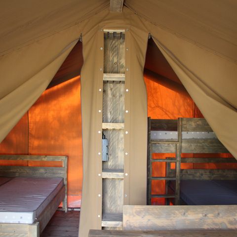 TENDA DA CAMPEGGIO 5 persone - LEGNO senza servizi igienici