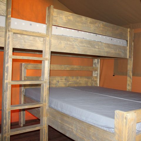 TENDA DA CAMPEGGIO 5 persone - LEGNO senza servizi igienici