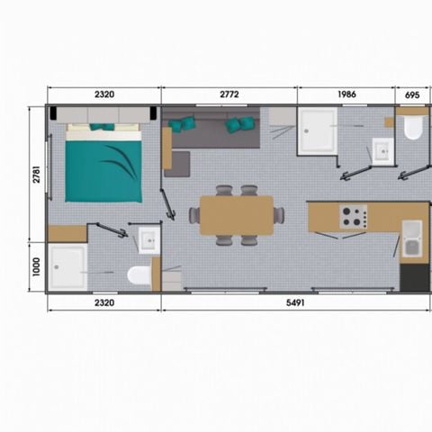 Mobile home 6 persons - SUNELIA PRESTIGE ALIZES