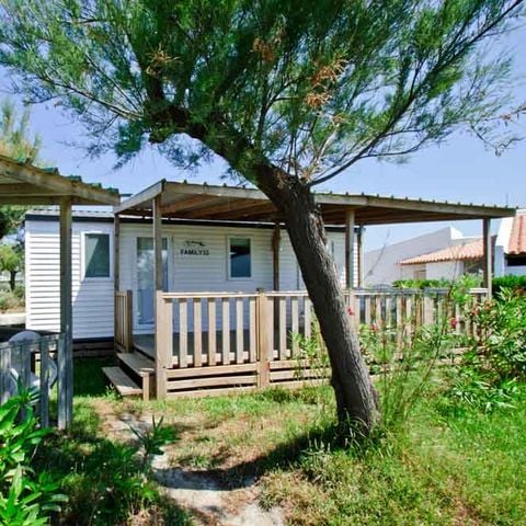 Mobile home 6 persons - Cottage Confort "Camargue" 29m² 3ch 4/6 pers
