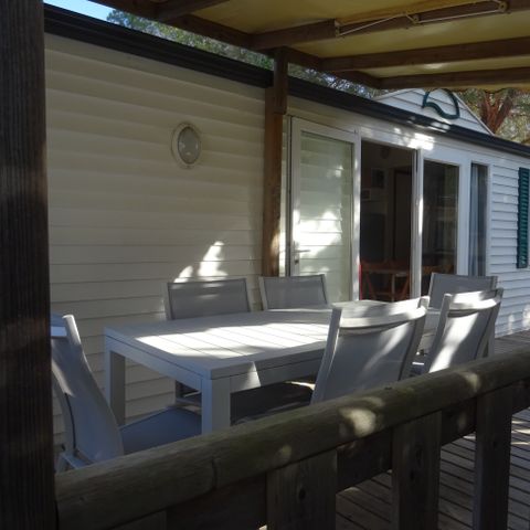 BUNGALOW 8 personnes - MAXI Family 3 chambres, 2 salles de bain avec climatisation