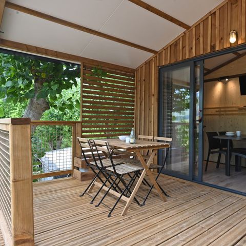 Bungalow 3 personen - BUNGALOW STEL HOUT