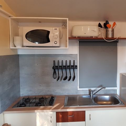 Mobilheim 4 personen - 2 Zimmer 24m² + TV inklusive