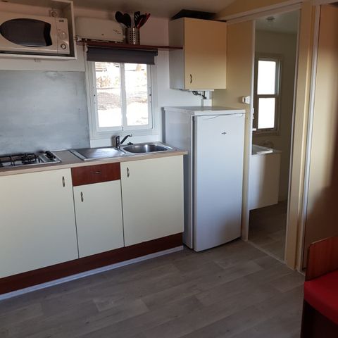 Mobilheim 4 personen - 2 Zimmer 24m² + TV inklusive